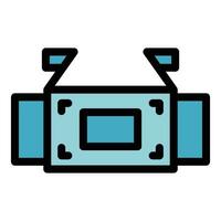 Home tv mount icon vector flat