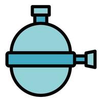 Reverse osmosis system icon vector flat