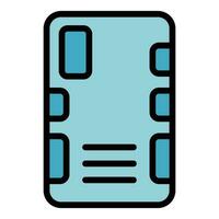 Telephone case icon vector flat