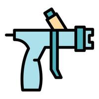 Industrial sprayer icon vector flat