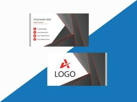 Creative and modern business card template vector