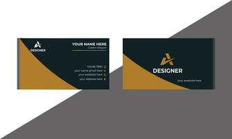 Creative and modern business card template vector