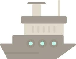 Icebreaker ship Vector Icon Design