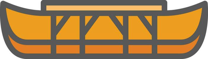 Eskimo kayak Vector Icon Design