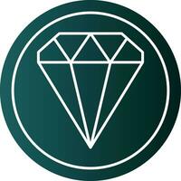 diseño de icono de vector de diamante