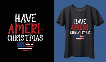 Christmas t shirt design vector