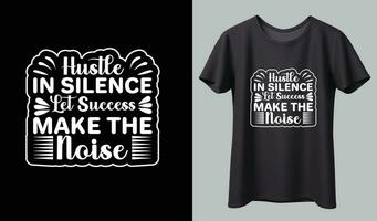 Motivation T-shirt Design vector