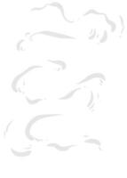 Smoke Cloud Element vector