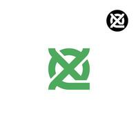 Letter QX XQ Monogram Logo Design vector