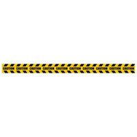 Caution tape. yellow warning lines danger. vector