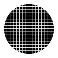 Circle halftone abstract dotted circles round icon. vector