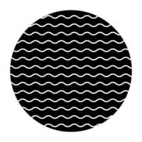 Circle halftone abstract dotted circles round icon. vector
