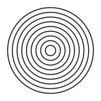 Circle halftone abstract dotted circles round icon. vector