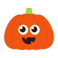 Halloween pumpkin icon. vector