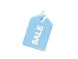 Tag icon sale vector element transparent render