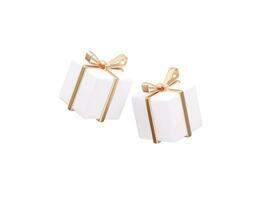 Gift box 3d rendering vector element