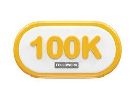 100k texto efecto vector elemento