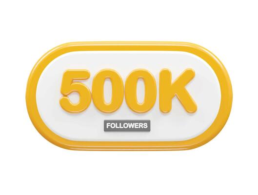 500k text effect vector element
