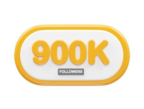 900k text effect vector element