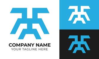Creative corporate minimal abstract business logo design template for your company Free Vector