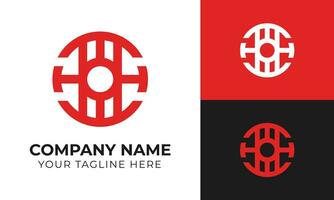 Creative modern abstract minimal logo design template for your company Free Vector