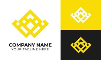 Creative modern abstract minimal logo design template for your company Free Vector