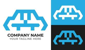 Creative modern abstract minimal business logo design template for your company Free Vector