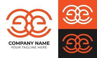 Corporate creative abstract modern minimal business logo design template Free Vector