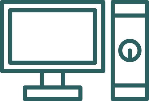 Computer Vector Icon Design