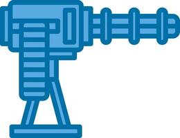 Machine Gun Vector Icon Design