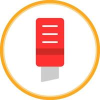 Eraser Vector Icon Design