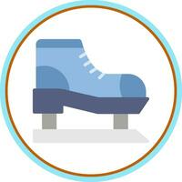 Ice skate Vector Icon Design