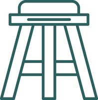 Stool Vector Icon Design