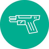 diseño de icono de vector de pistola