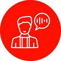 Voice Command Vector Icon Design