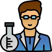 Scientist Vector Icon Design