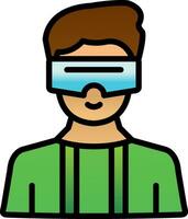 Virtual Reality Vector Icon Design