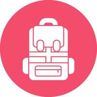 Backpack Vector Icon Design