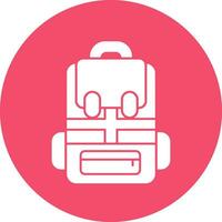 Backpack Vector Icon Design