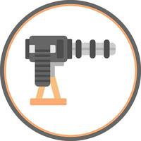 Machine Gun Vector Icon Design