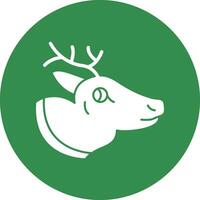 Reindeer Vector Icon Design