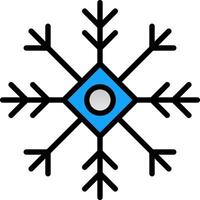 Ice crystal Vector Icon Design