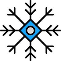 Ice crystal Vector Icon Design