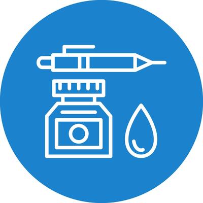 Ink Vector Icon Design