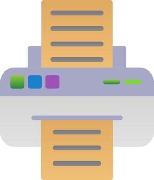 Printer Vector Icon Design