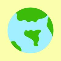 Earth flat vector