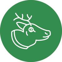 Reindeer Vector Icon Design