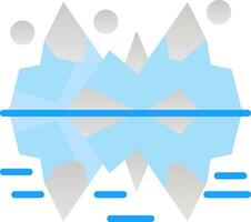 Ice formation Vector Icon Design