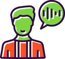Voice Command Vector Icon Design