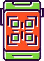 Qr Code Vector Icon Design